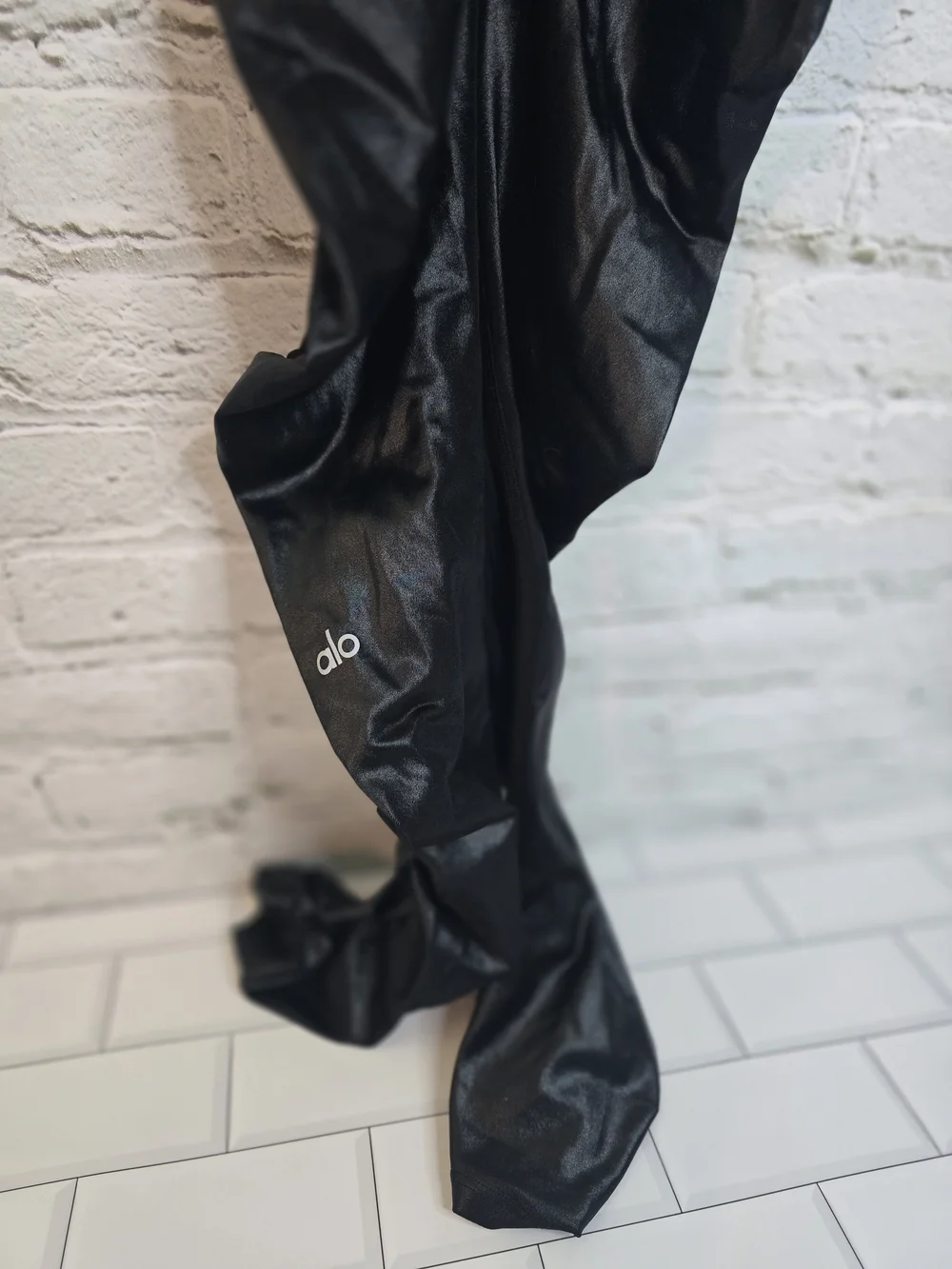 ALO Yoga Goddess Black High-Waist Leggings Sz S